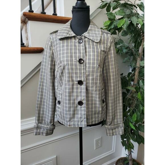 Merona Collared Long Sleeve Buttons Coat - Picture 1 of 11